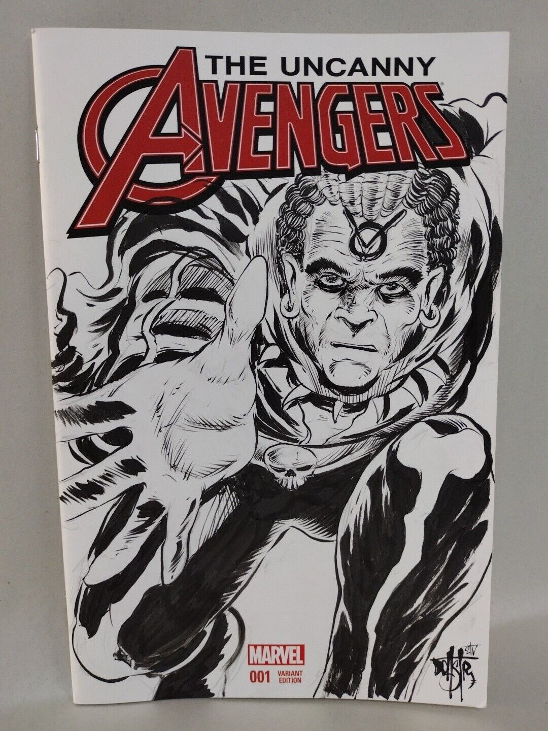 Uncanny Avengers 1 (2015) Marvel Sketch Var W Original DCastr Brother Voodoo Art