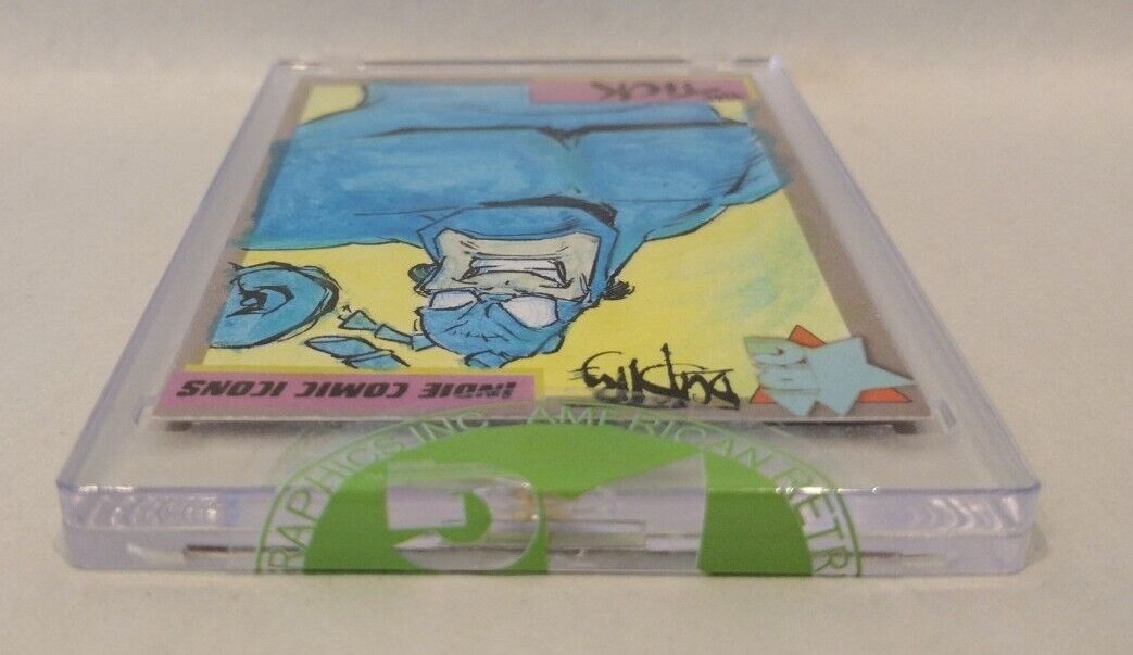 Indie Comic Icons Sketch Card w Original The Tick Art DCastr (2023) ARG Sealed 