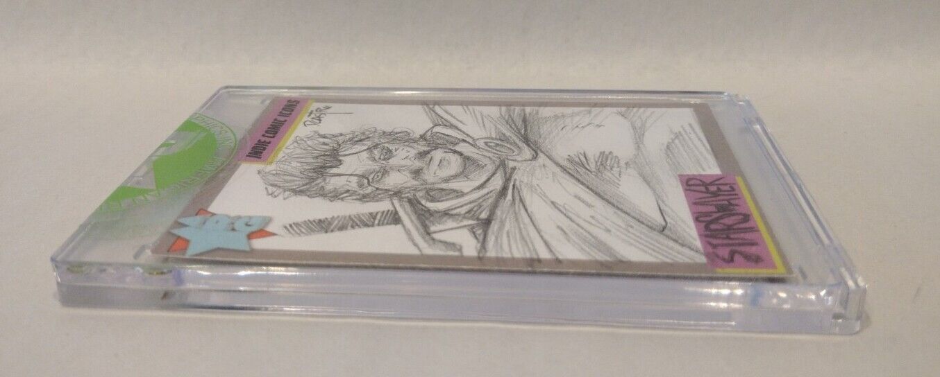 Indie Comic Icons Sketch Card w Original Starslayer Art DCastr (2023) ARG Sealed