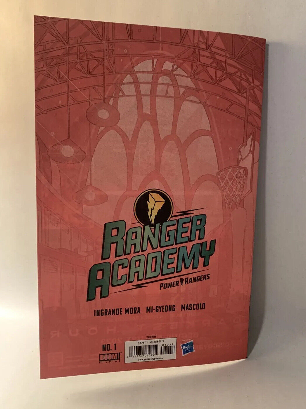 RANGER ACADEMY #1 Blank Sketch Cover Variant Comic 2023W Original Dave Castr Art