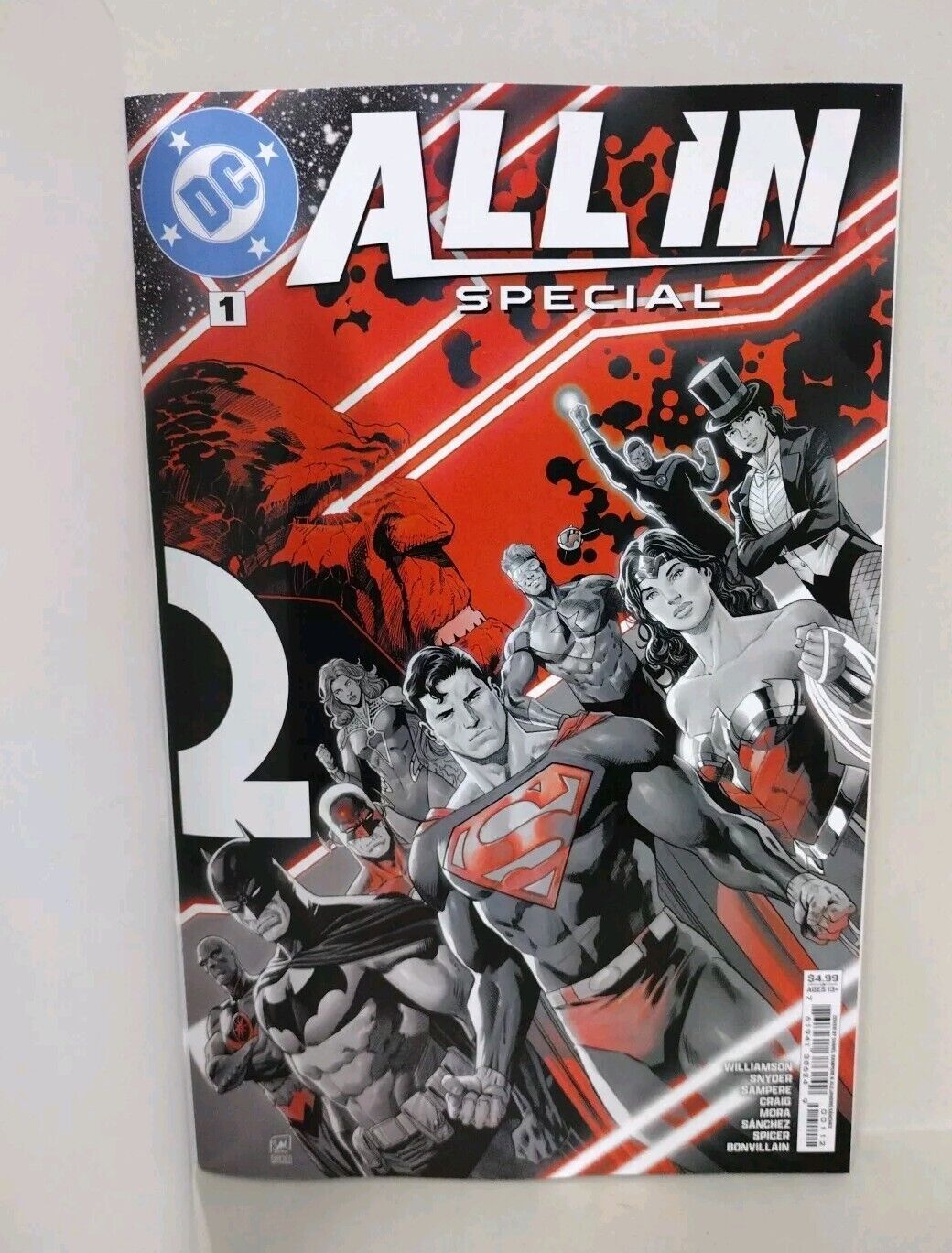 DC All In Special 1 2024 Sketch Cover Comic W Original DCastr Green Lantern Art