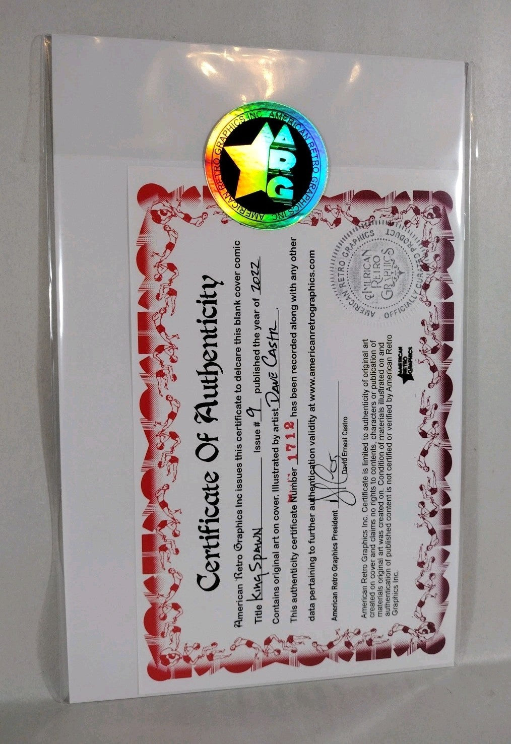 King Spawn #9 (2022) Image Comic Sketch Cover Variant W Original Art Dave Castr