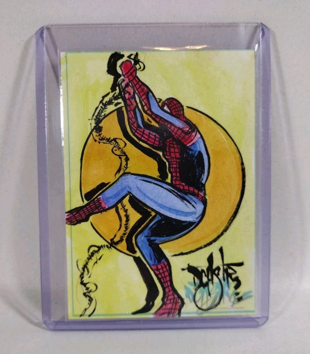 Dave Castr Crusin (2025) OAC Sketch Card W Original Marvel Spider-Man Art