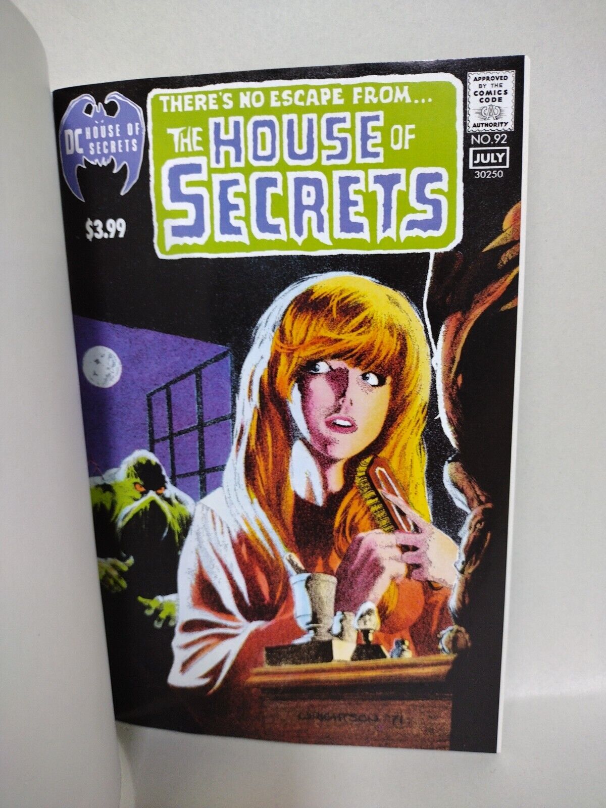 House Of Secrets 92 Facsimile (2024) DC Comic Sketch Cover W Original DCastr Art