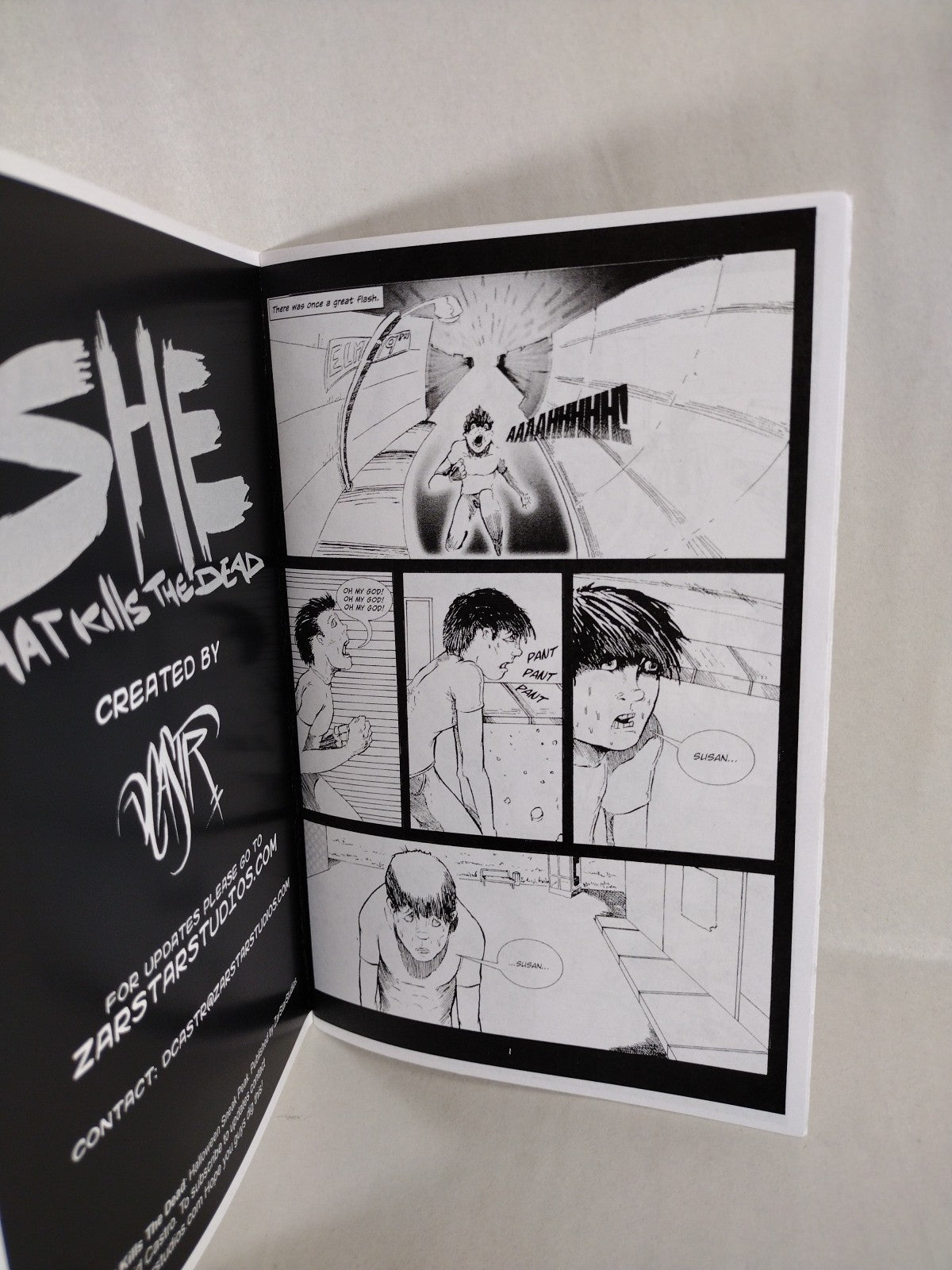 She That Kills The Dead Hallows Eve Sneak Peak Ashcan Comic Dave Castr Horror