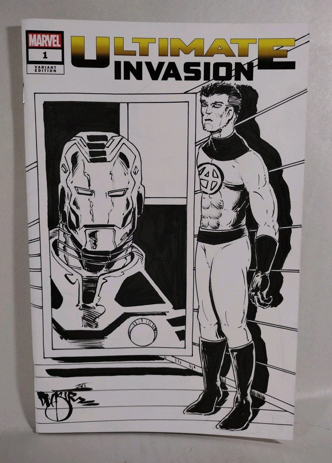 Ultimate Invasion #1 (2023) Marvel Sketch Cover Variant W Original DCastr Art