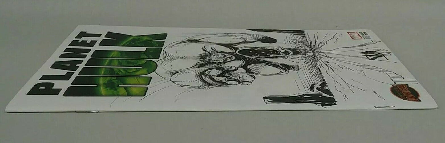 Planet Hulk 1 (2015) Blank Cover Variant Comic W Original Dcastr Art ARG COA 150