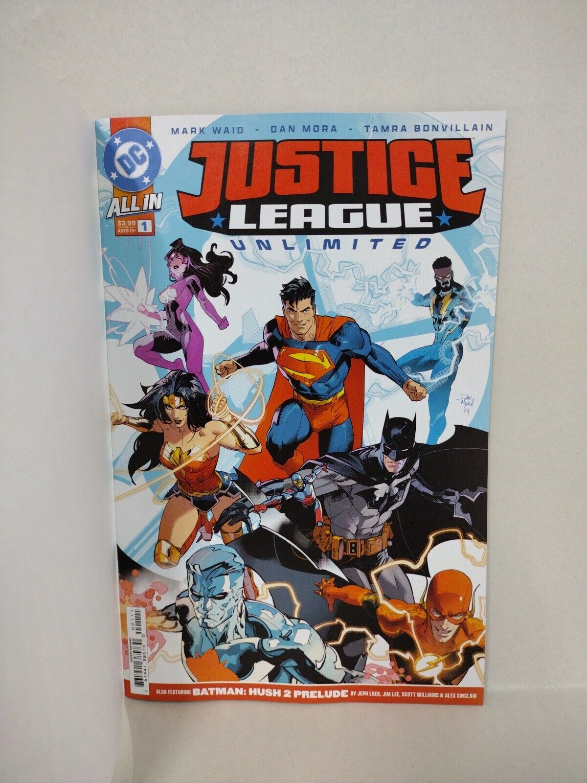 Justice League Unlimited #1 (2024) DC Sketch Variant Comic W Original DCastr Art