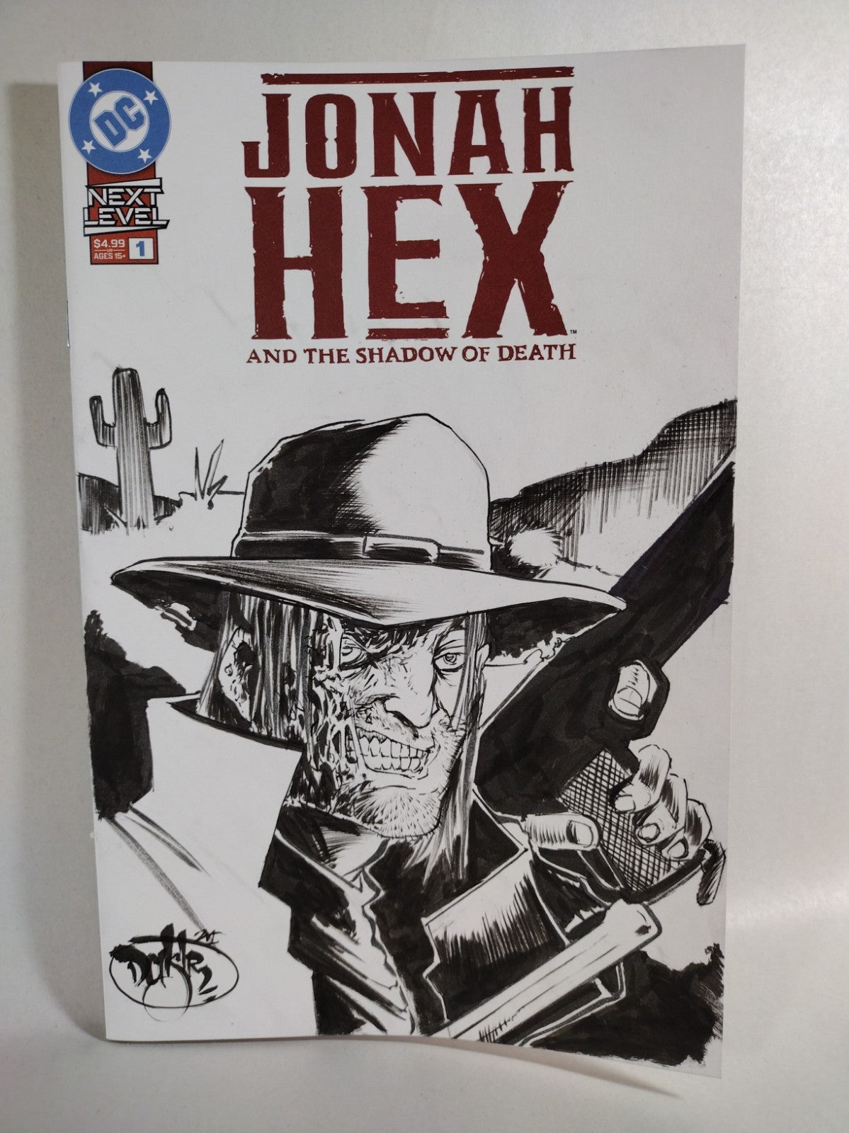 Jonah Hex Shadow of Death #1 (2026) DC Comic Sketch Cover W Original DCastr Art