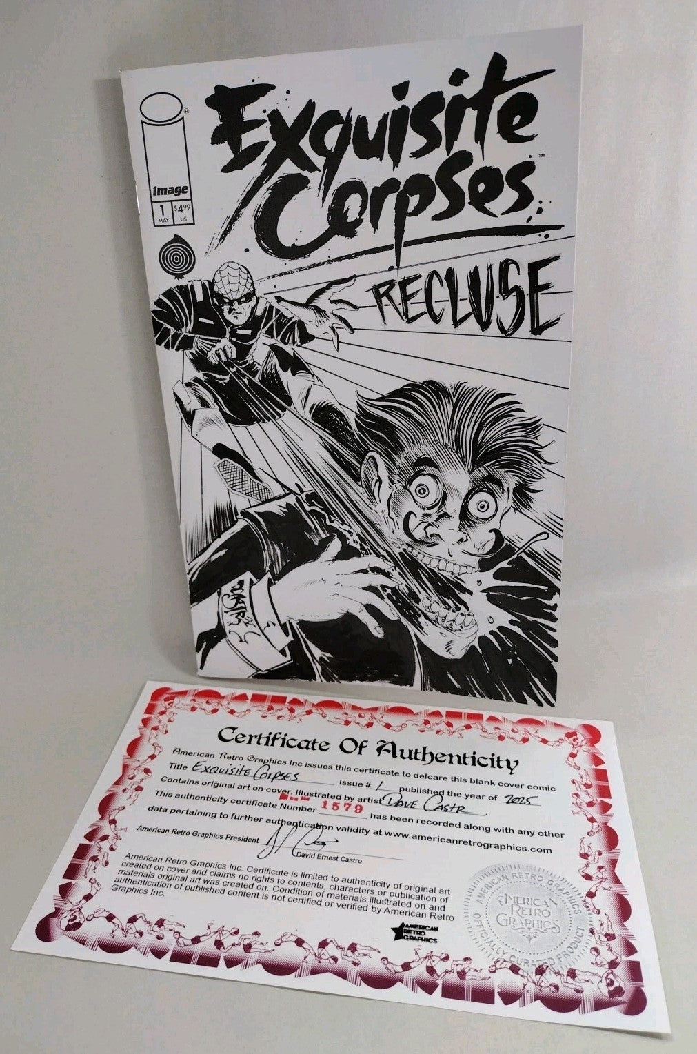 Exquisite Corpses #1 Image Comic Sketch Cover Variant W Original Dave Castr Art
