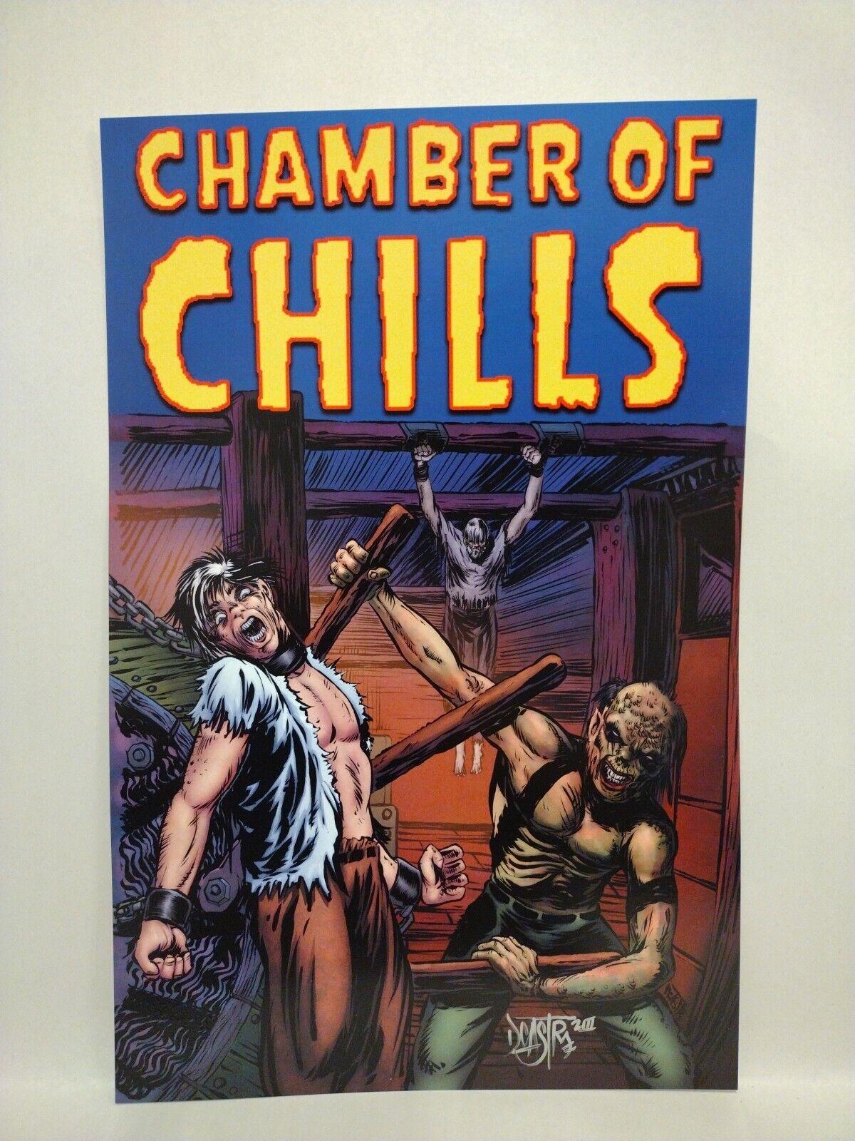 Chamber Of Chills (2023) Dave Castr 11X17" Limited Horror Portfolio Set W Sketch