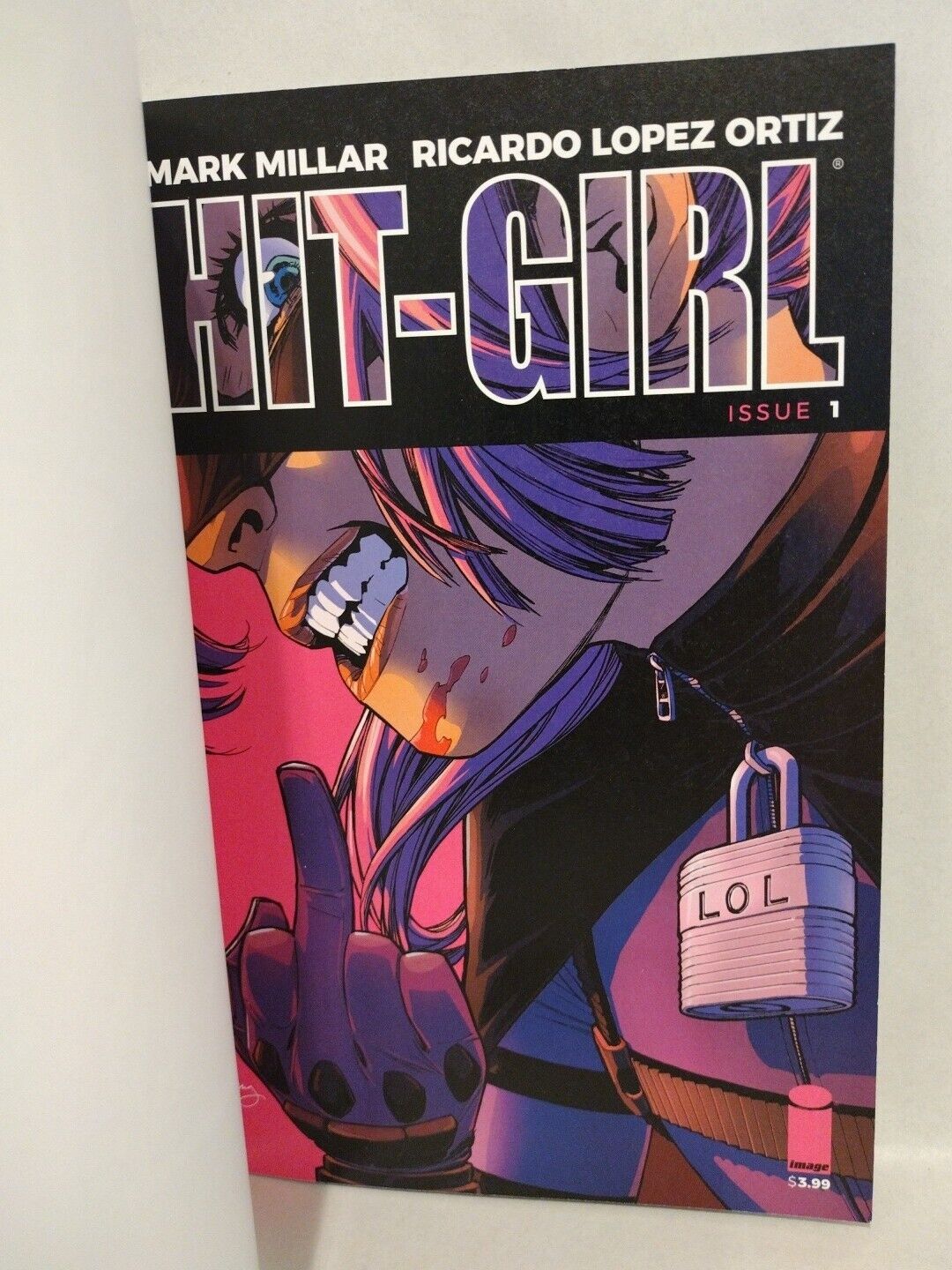 Hit Girl #1 (2019) Image Comic Sketch Cover Variant W Original Dave Castr Art