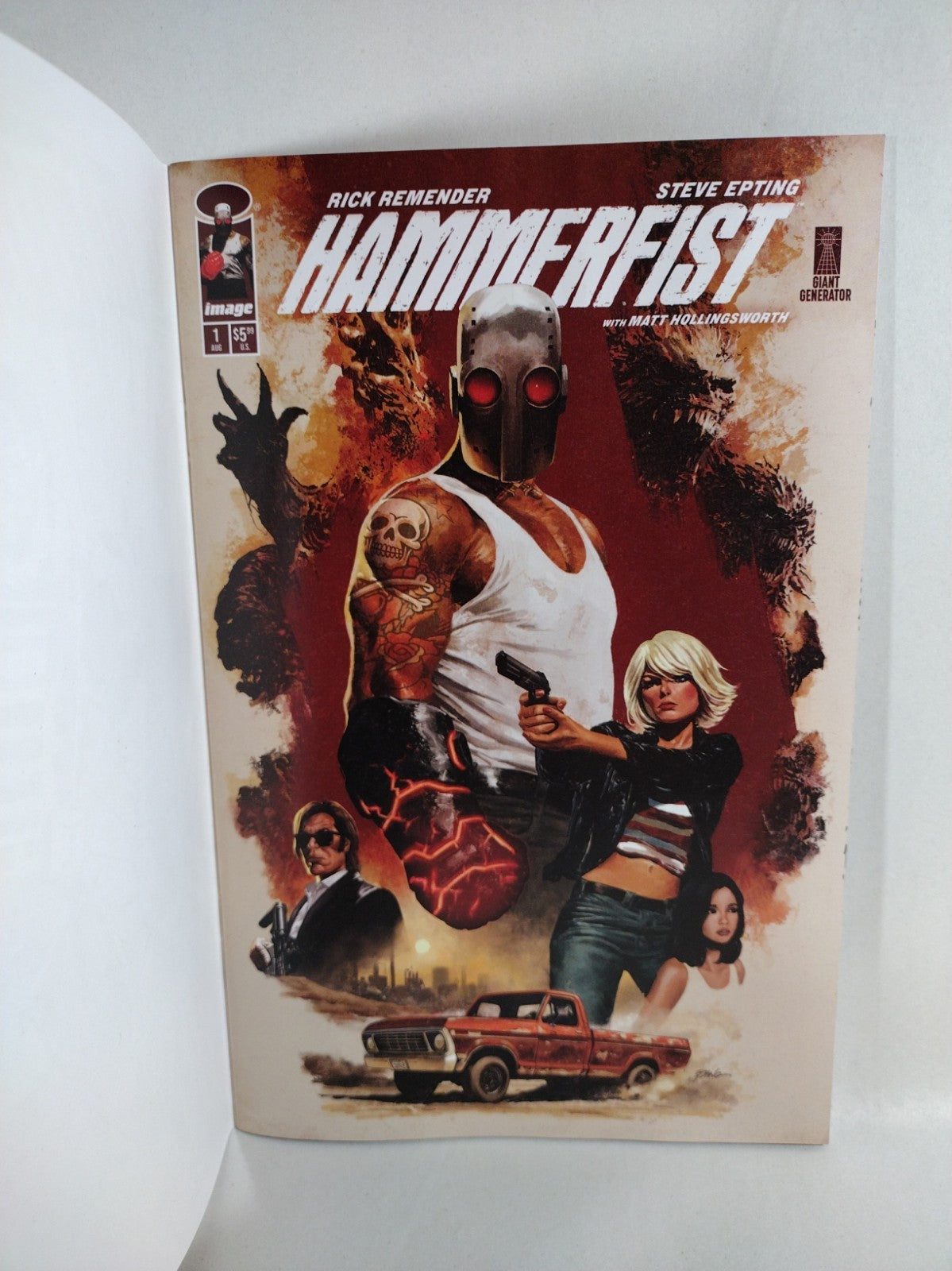 Hammerfist #1 (2026) Image Comic Sketch Cover Variant W Original Dave Castr Art