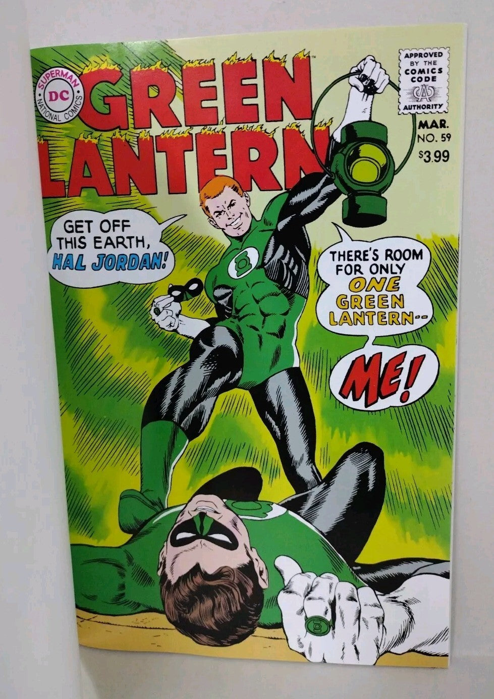 Green Lantern #59 (2024) DC Comic Facsimile Sketch Cover W Original DCastr Art
