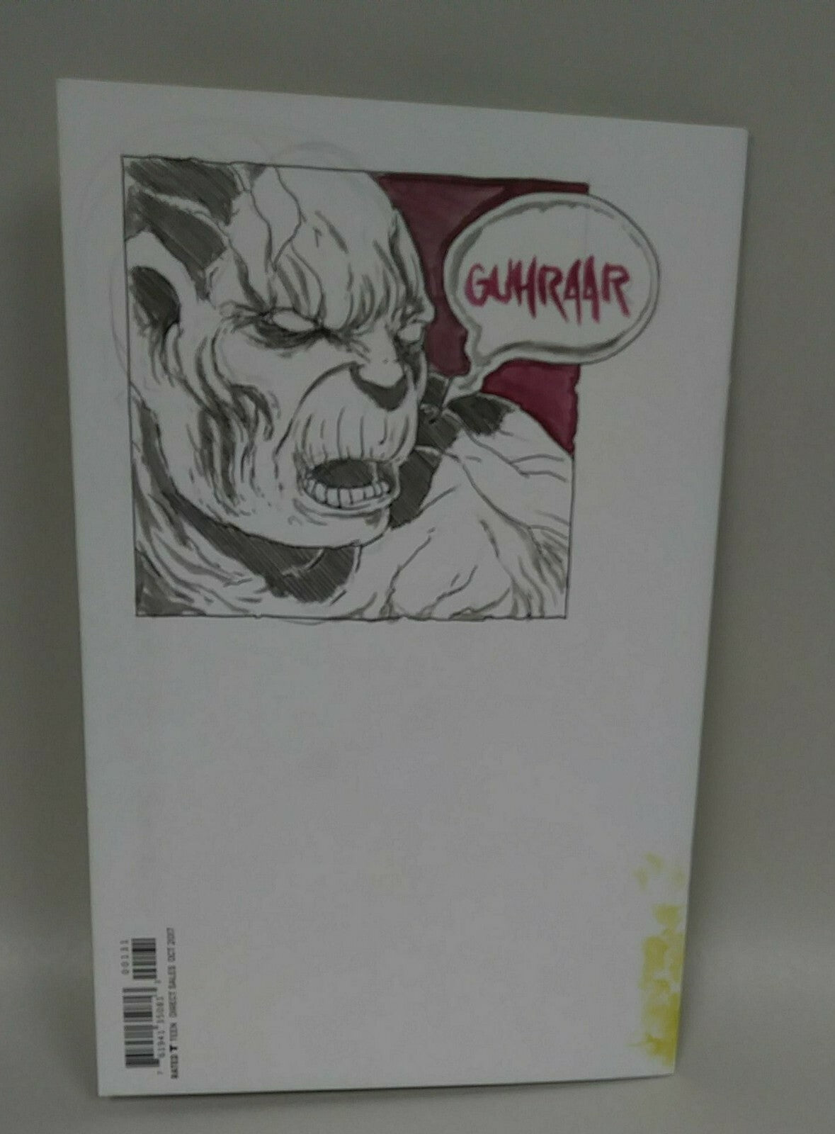 Future Quest Space Ghost 1 (2017) DC Sketch Variant Comic W DCastr Original Art