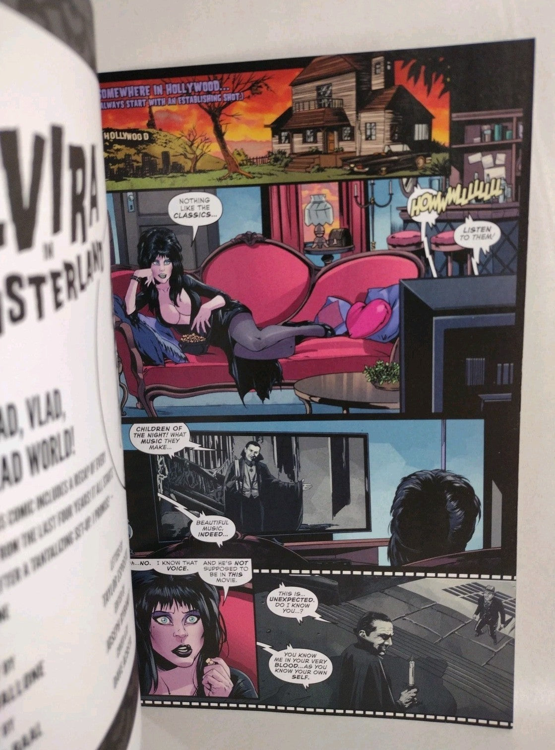 Elvira In Monsterland 1 (2023) Dynamite Comic Sketch Cover w Original DCastr Art