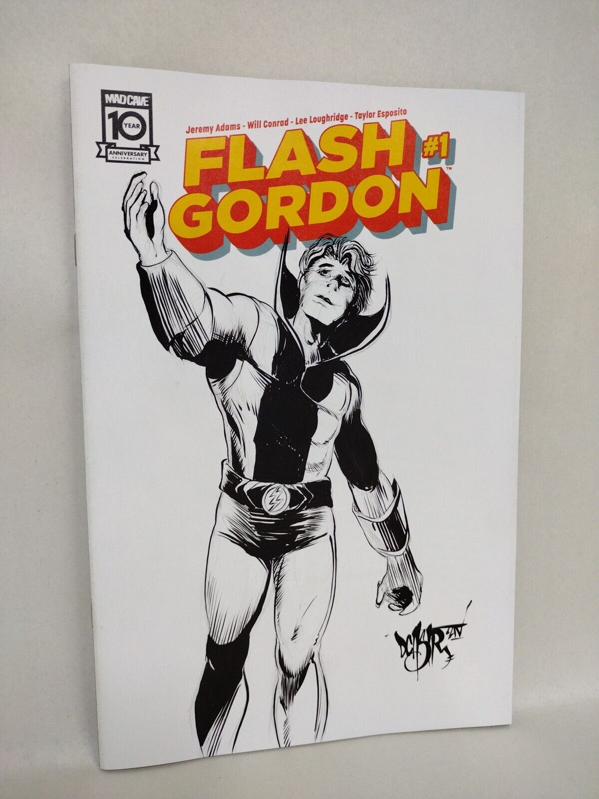 Flash Gordon #1 (2024) Mad Cave Sketch Error Variant Cover W Original DCastr Art