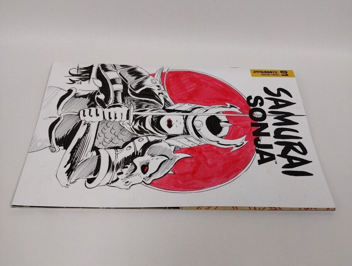 Samurai Sonja #1 (2022) Blank Cover Comic w Original SAMURAI SONJA Art Dcastr 