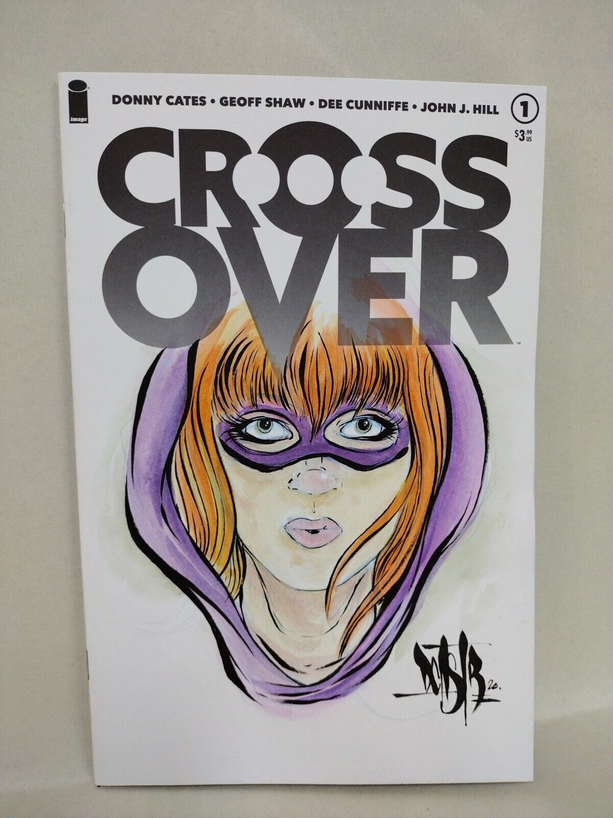 Crossover #1 (2020) Image Sketch Variant Cover Comic W Original Dave Castr Art