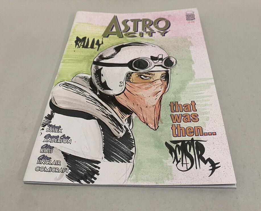 ASTRO CITY: THAT WAS THEN #1 Blank Variant Cover Comic W Original Art Dave Castr