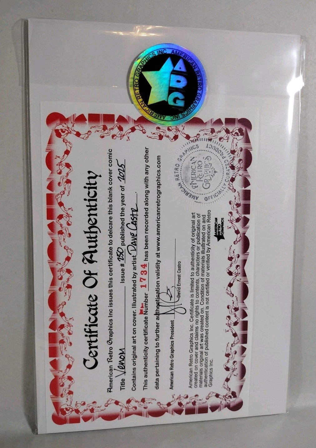 Venom #250 (2025) Marvel Black Sketch Cover W Original Dave Castr Art