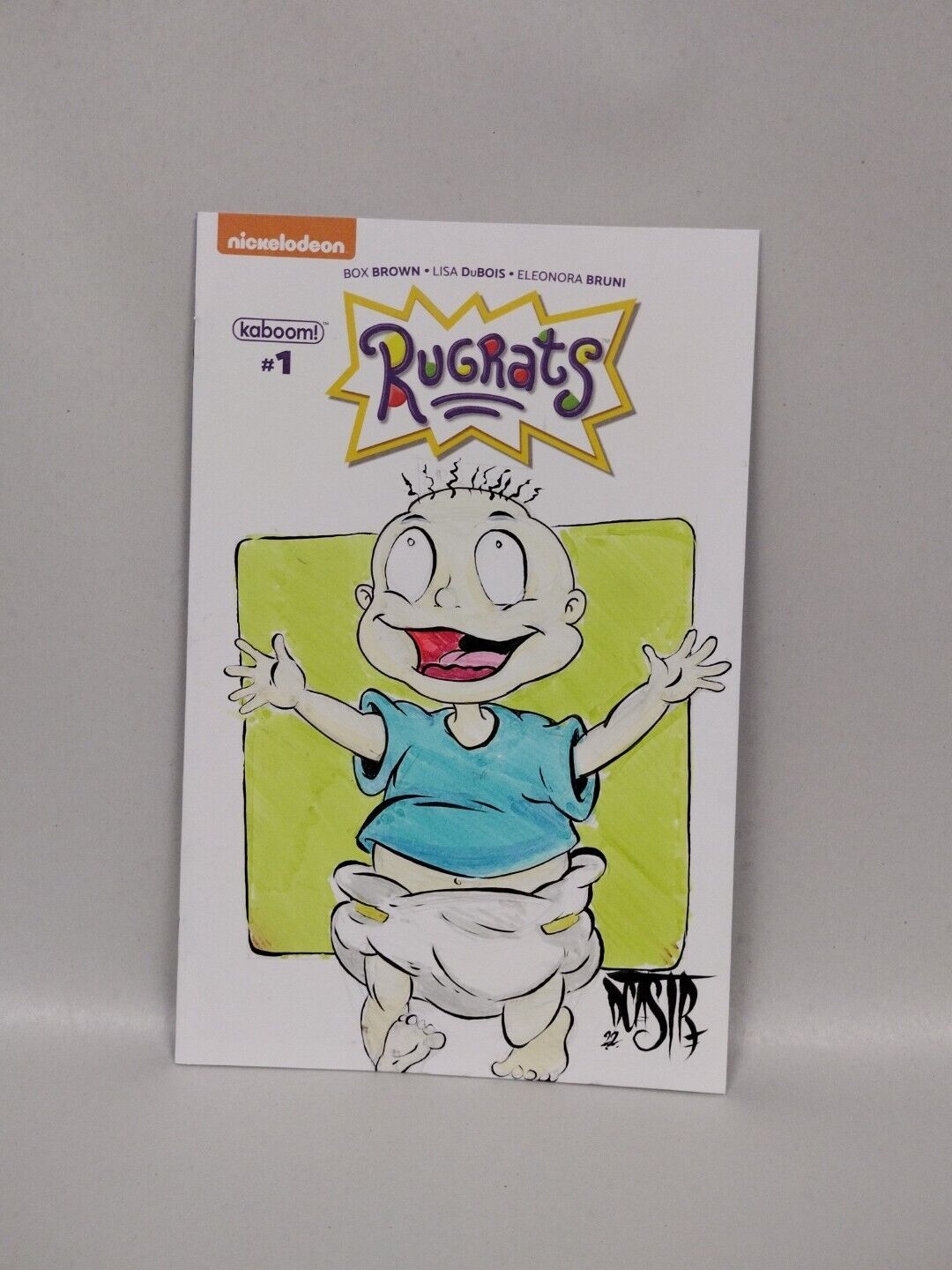 RUGRATS #1 (2017 ) Blank Cover Comic W Original Dcastr Art COA  #322