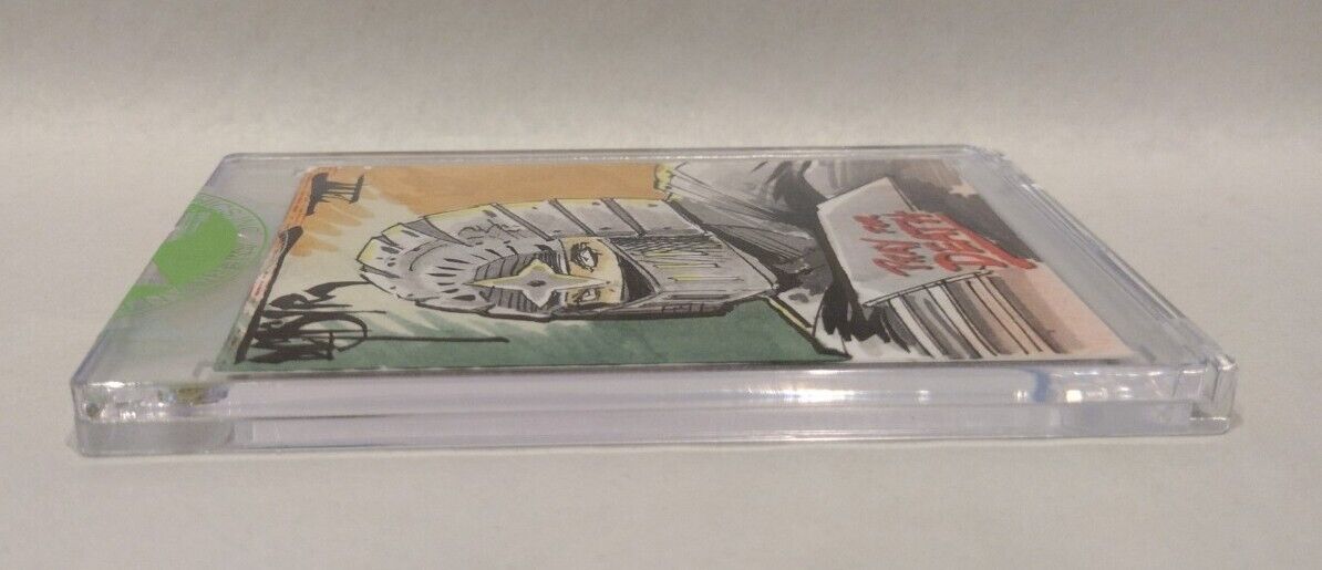 Pray For Death (2022) ARG Ninja Sketch Card w Original DCastr Art Sealed (NEW)