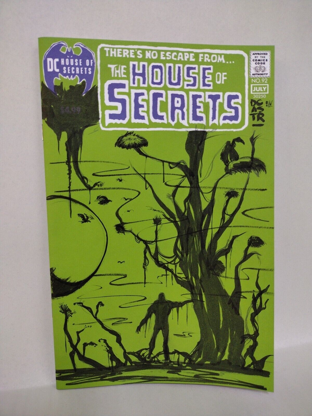 House Of Secrets 92 Facsimile (2024) DC Comic Sketch Cover W Original DCastr Art