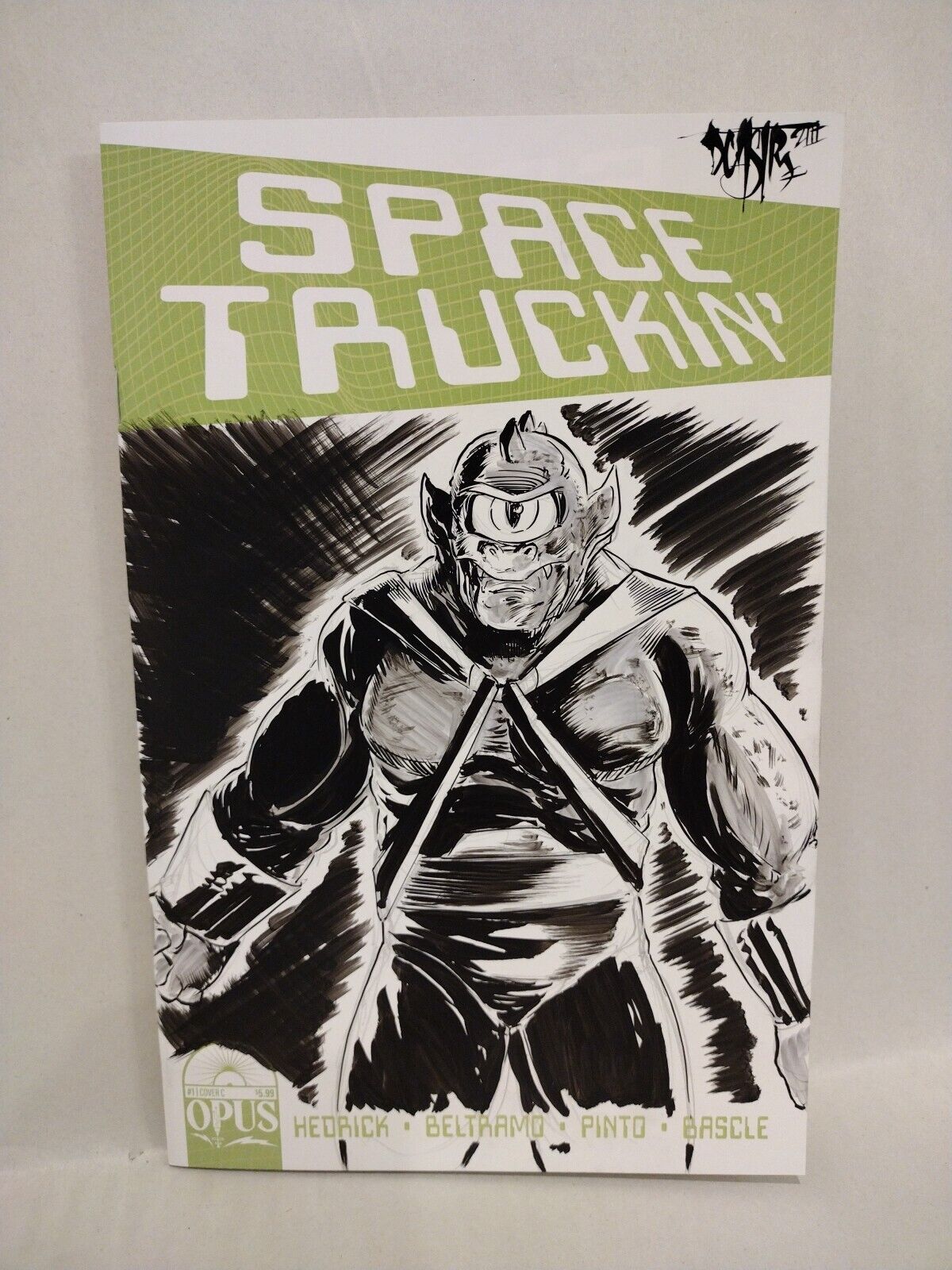 Space Truckin #1 (2023) Opus Comic Sketch Variant Cover W Original DCastr Art