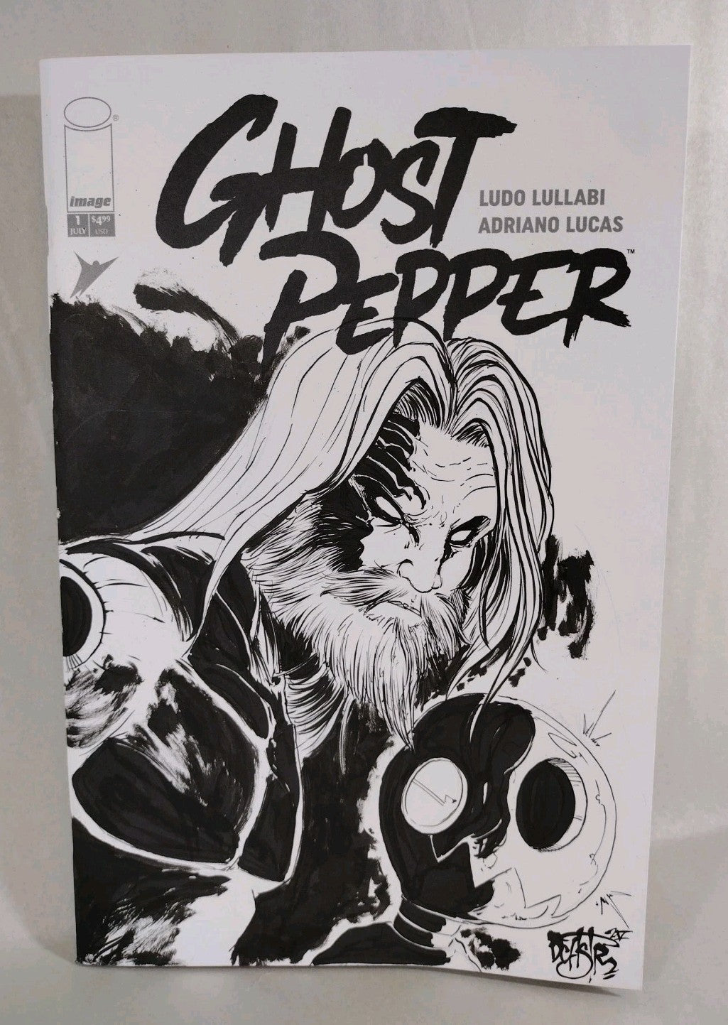 Ghost Pepper 1 (2025) Image Comic Sketch Cover Variant W Original Dave Castr Art
