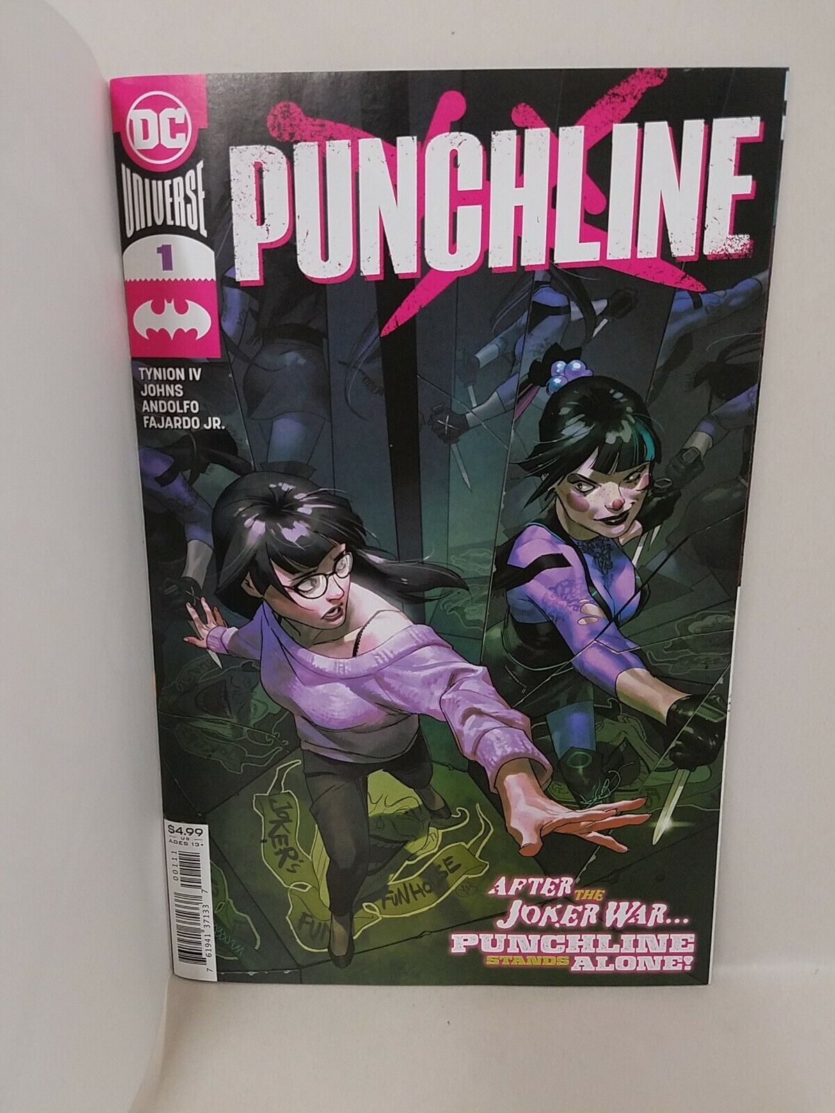 Punchline #1 (2021) Blank Black Cover DC Comic W Original DCastr Art ARG COA 211