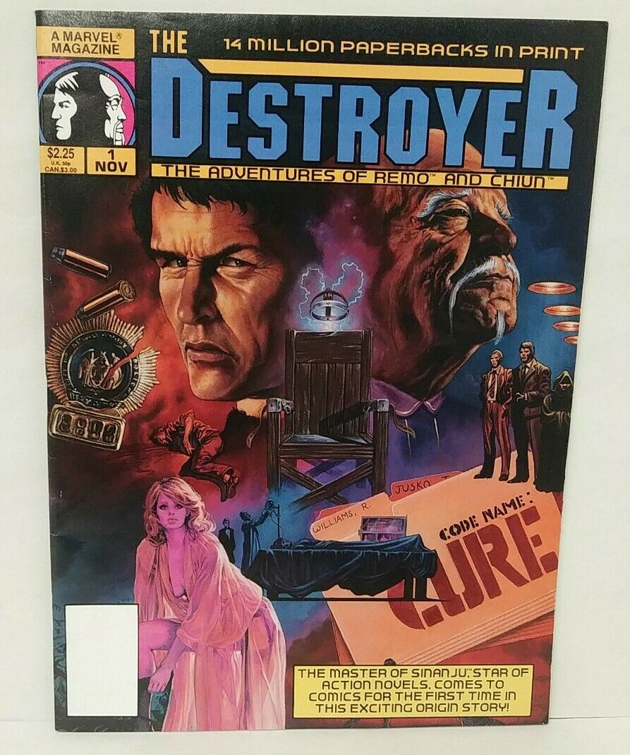 Destroyer (1989) Adventures Remo And Chuin Marvel Comic Magazine Lot 1 6 7