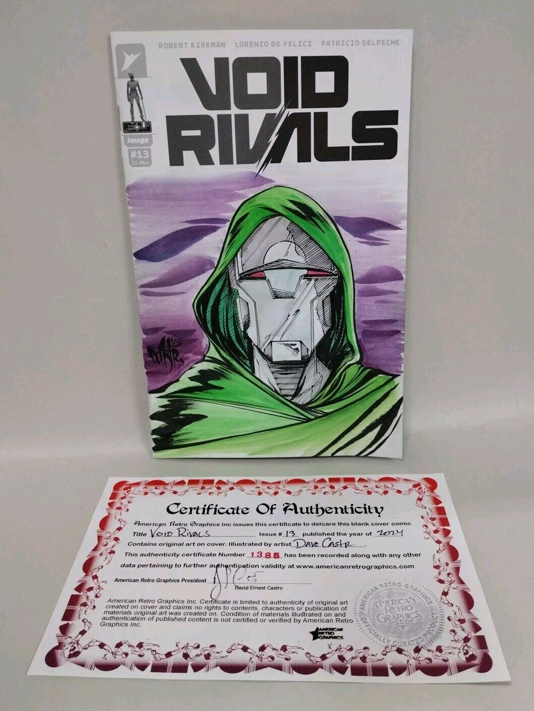 Void Rivals #13 (2024) Image Sky Bound Sketch Cover Comic W Original DCastr Art