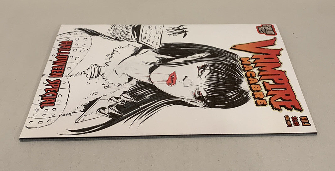 VAMPIRE MACABRE 1 (2021) Asylum Sketch Variant Cover Comic W Original Art DCastr