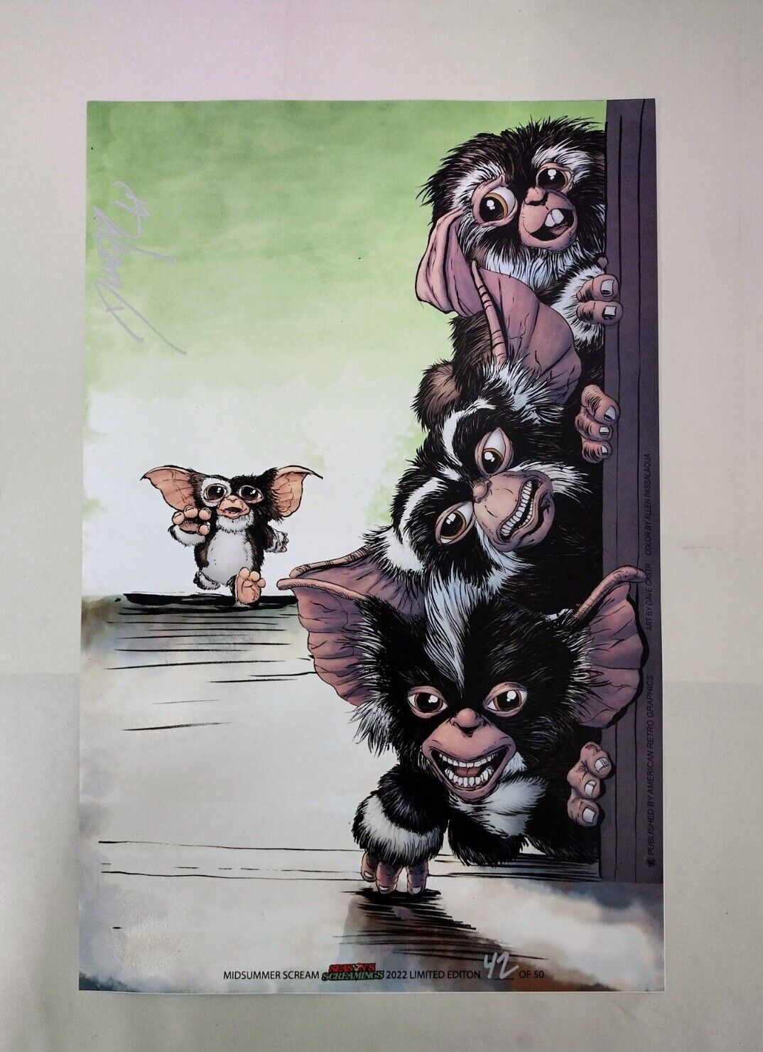 Gremlins 2 The New Batch  11X17" Poster Print Signed & #'d ARG LTD 50 by Dcastr