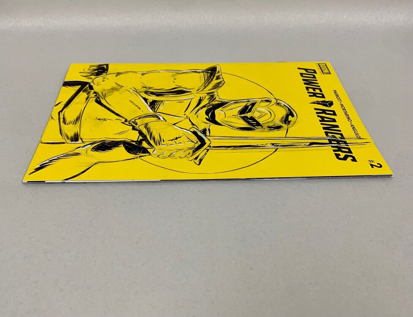 Power Rangers #2 Blank Cover Comic ( 2020)  w Original Red Ranger Art DCastr