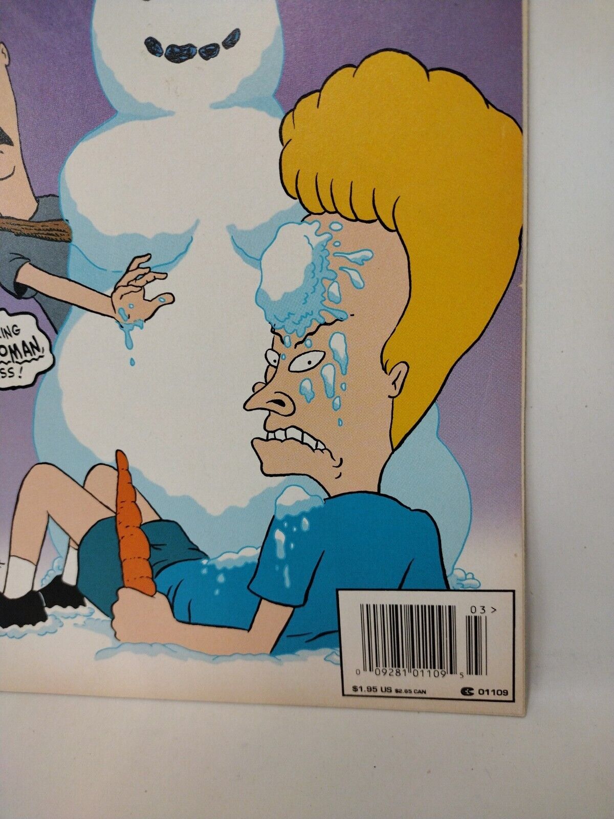 Beavis And Butt-Head #13 (1995) Marvel MTV Comic Winter Issue New Warriors App