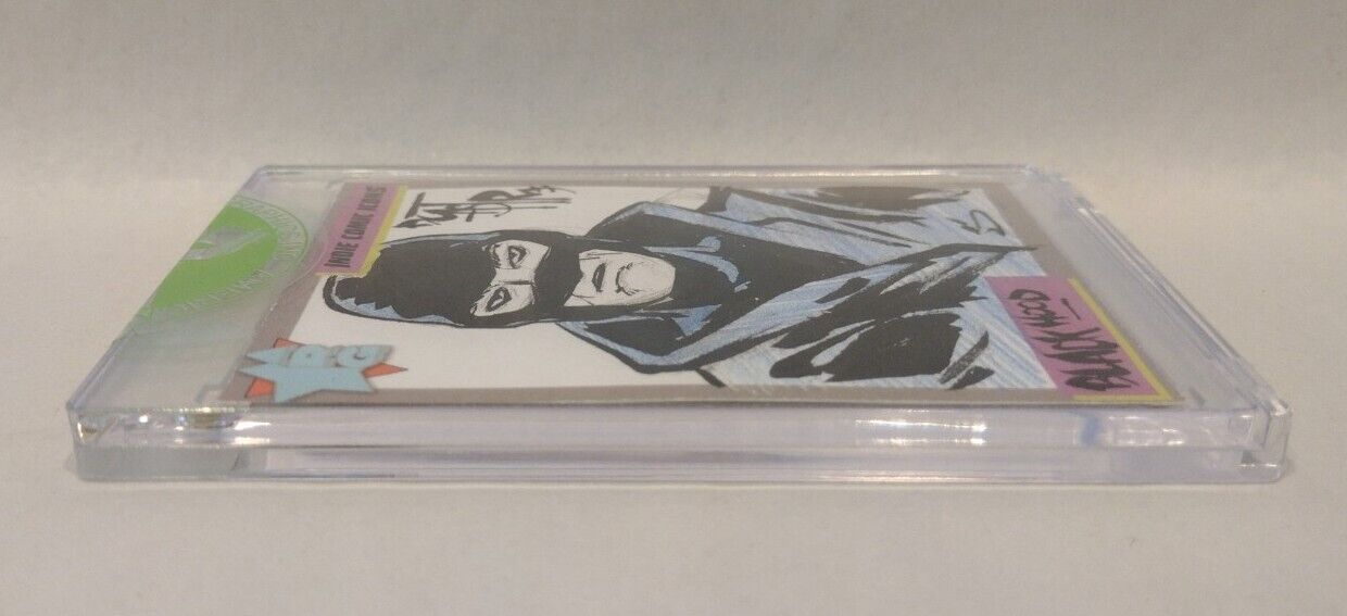 Indie Comic Icons Sketch Card w Original Black Hood Art DCastr (2023) ARG Sealed