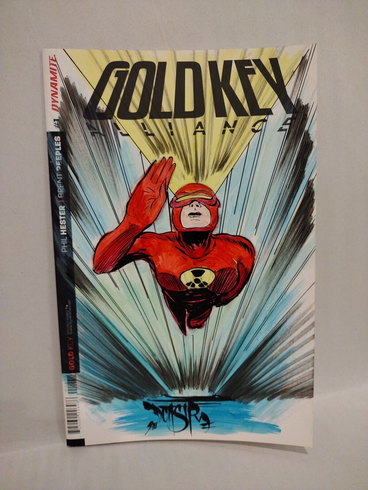 Gold Key Alliance #1 (2016) Dynamite Comic Blank Cover Var W DCastr Original Art