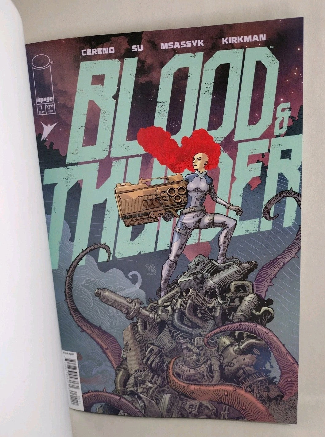 Blood & Thunder #1 (2025) Image Comic Sketch Cover Variant W Original DCastr Art