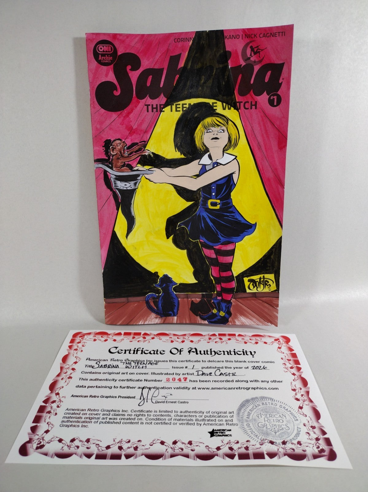 Sabrina Teenage Witch #1 Oni Archie Comic Sketch Cover Var W Original DCastr Art