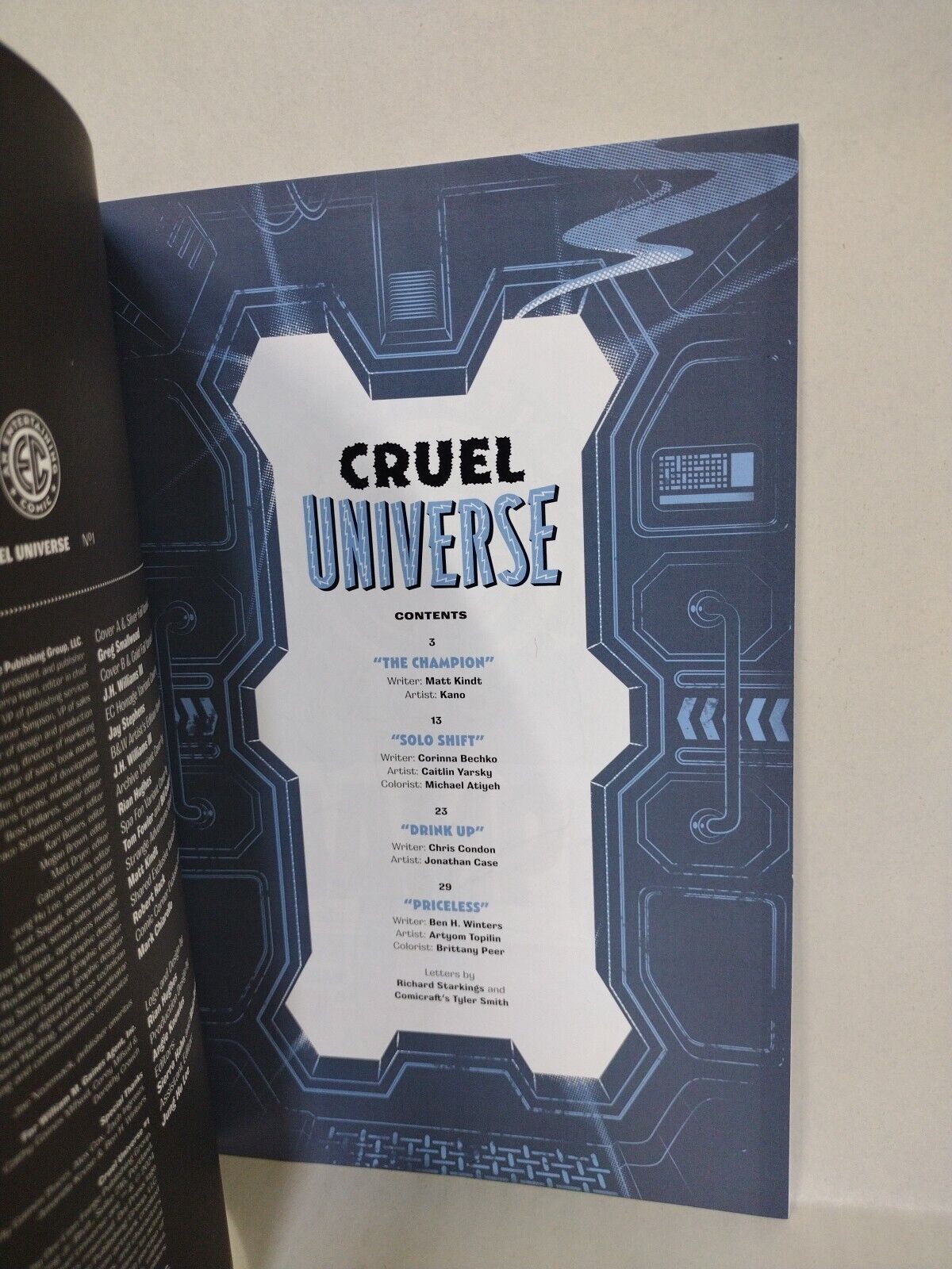 Cruel Universe #1 (2024) Oni EC Comic Sketch Cover Variant W Original DCastr Art