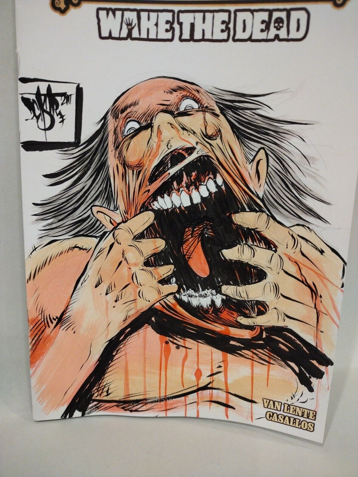 Pathfinder Wake The Dead #1 (2023) Sketch Cover Comic W Original DCastr Art