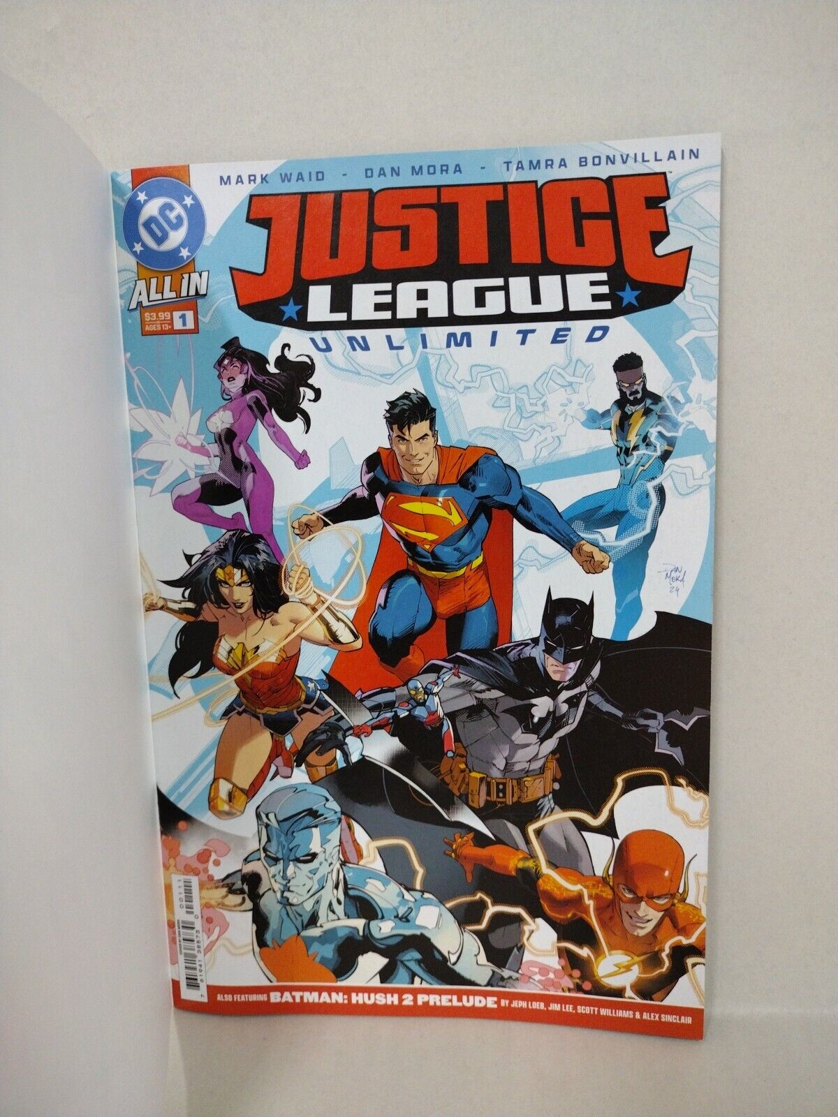 Justice League Unlimited #1 (2024) DC Sketch Variant Comic W Original DCastr Art