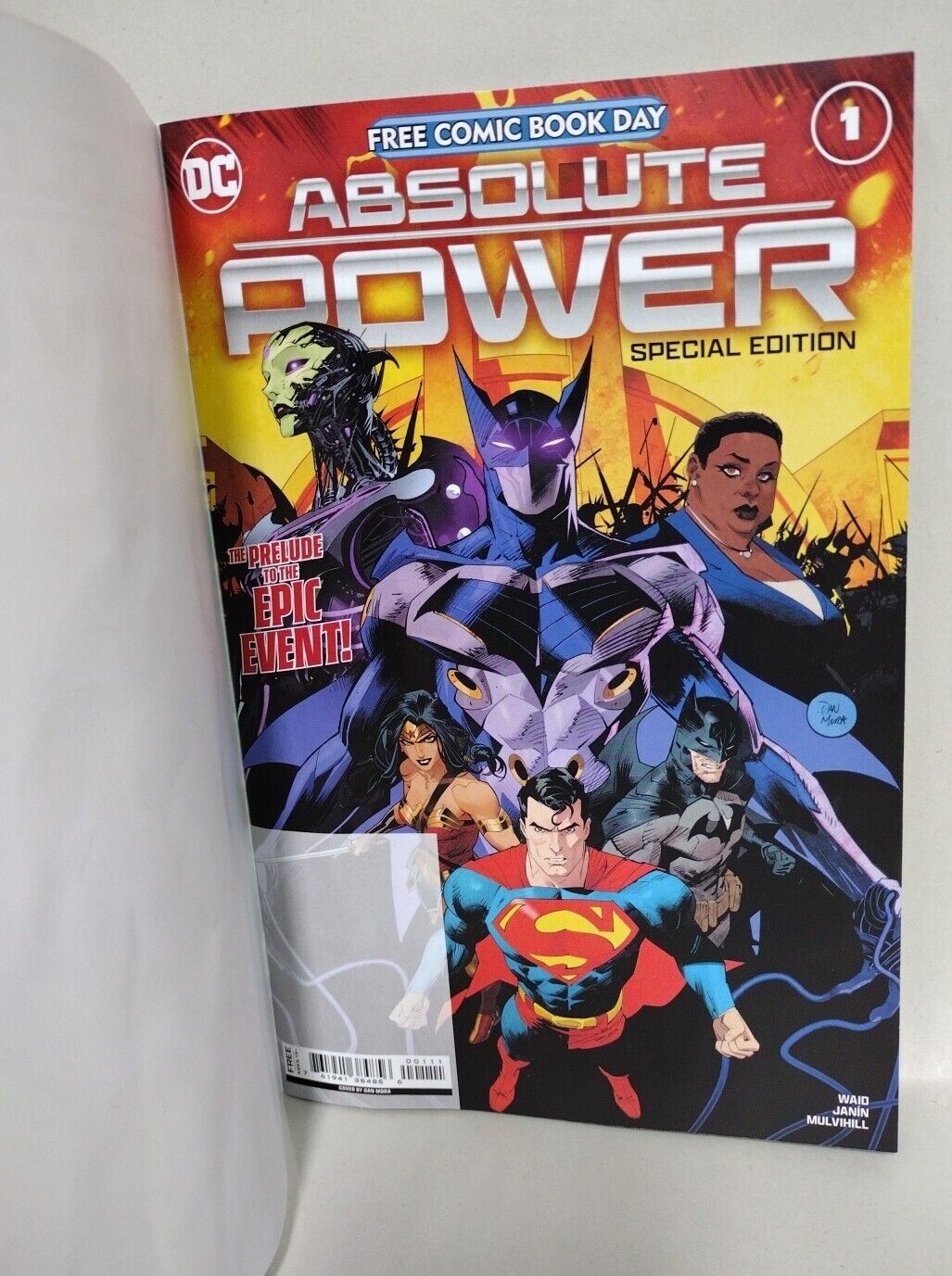 Absolute Power 1 (2024) DC Comic Sketch Var Cover W Original Failsafe DCastr Art