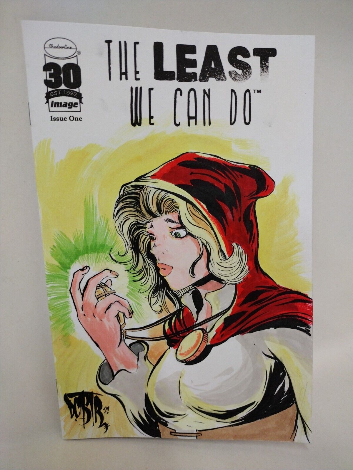 The Least We Can Do #1 (2022) Image Comic Blank Cover w Original DCastr Art COA