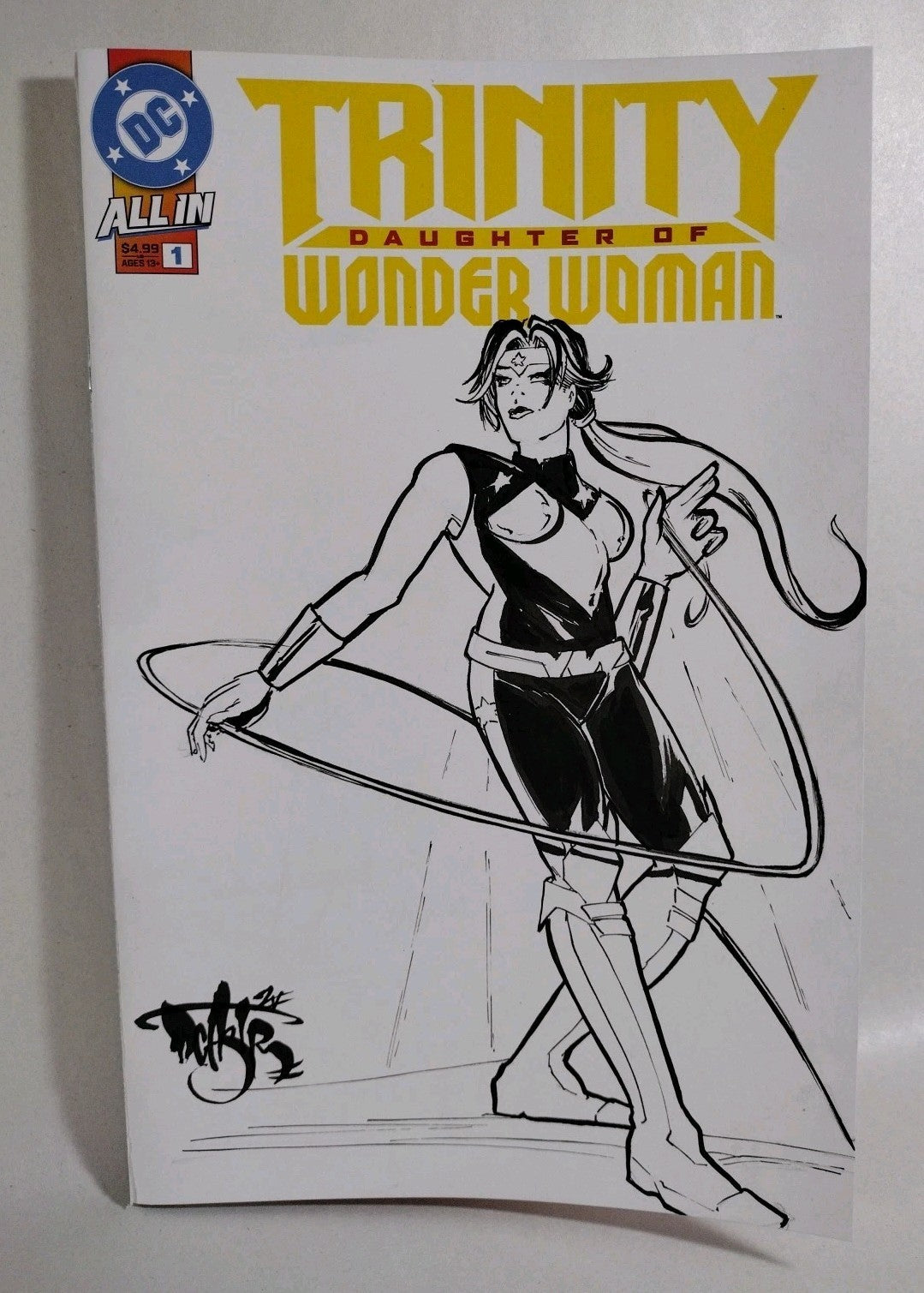 Trinity Daughter Of Wonder Woman 1 DC Sketch Cover Variant W Original DCastr Art