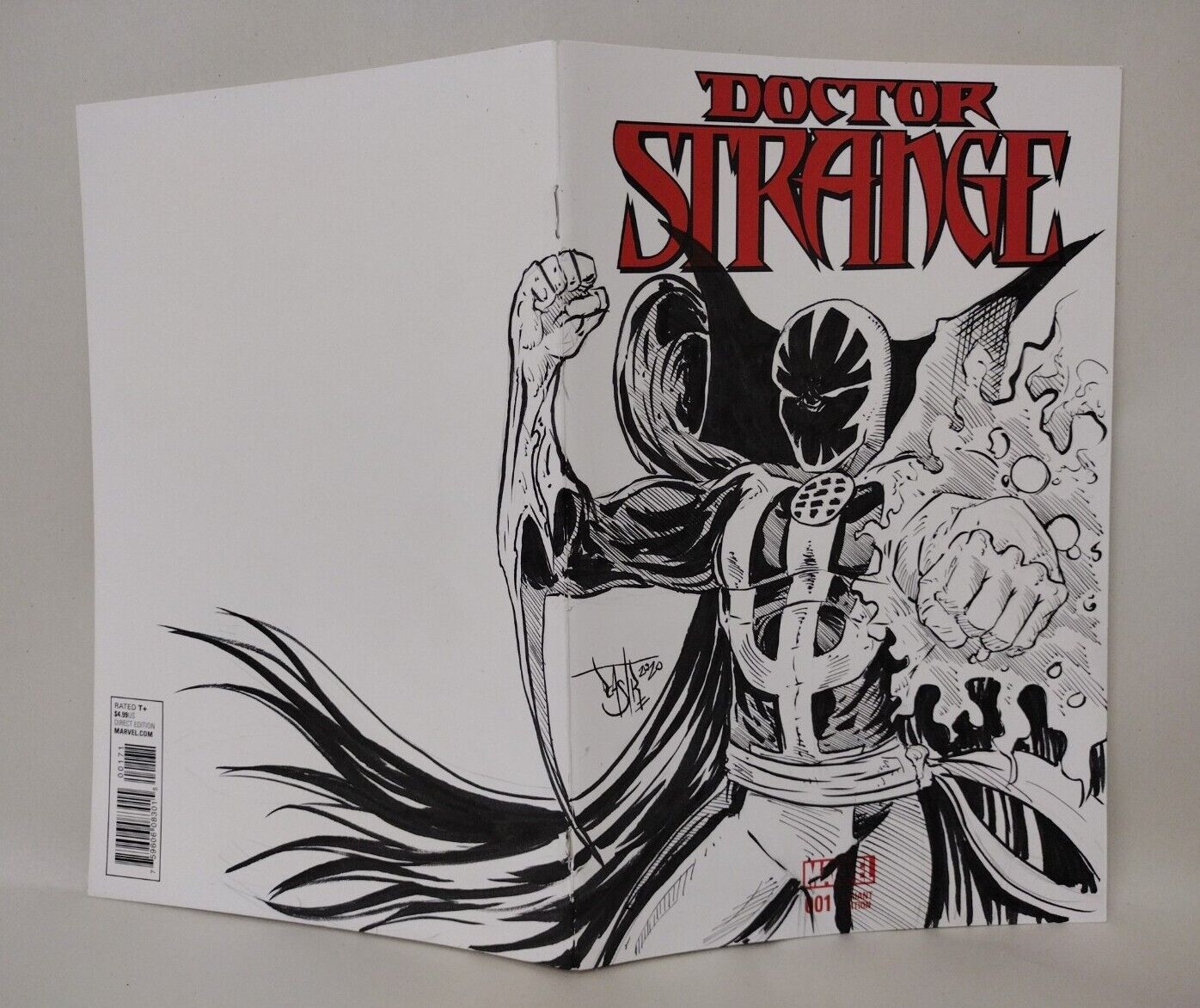 Doctor Strange (2015) #1 Blank Cover Variant Comic W Original DCastr Art ARG