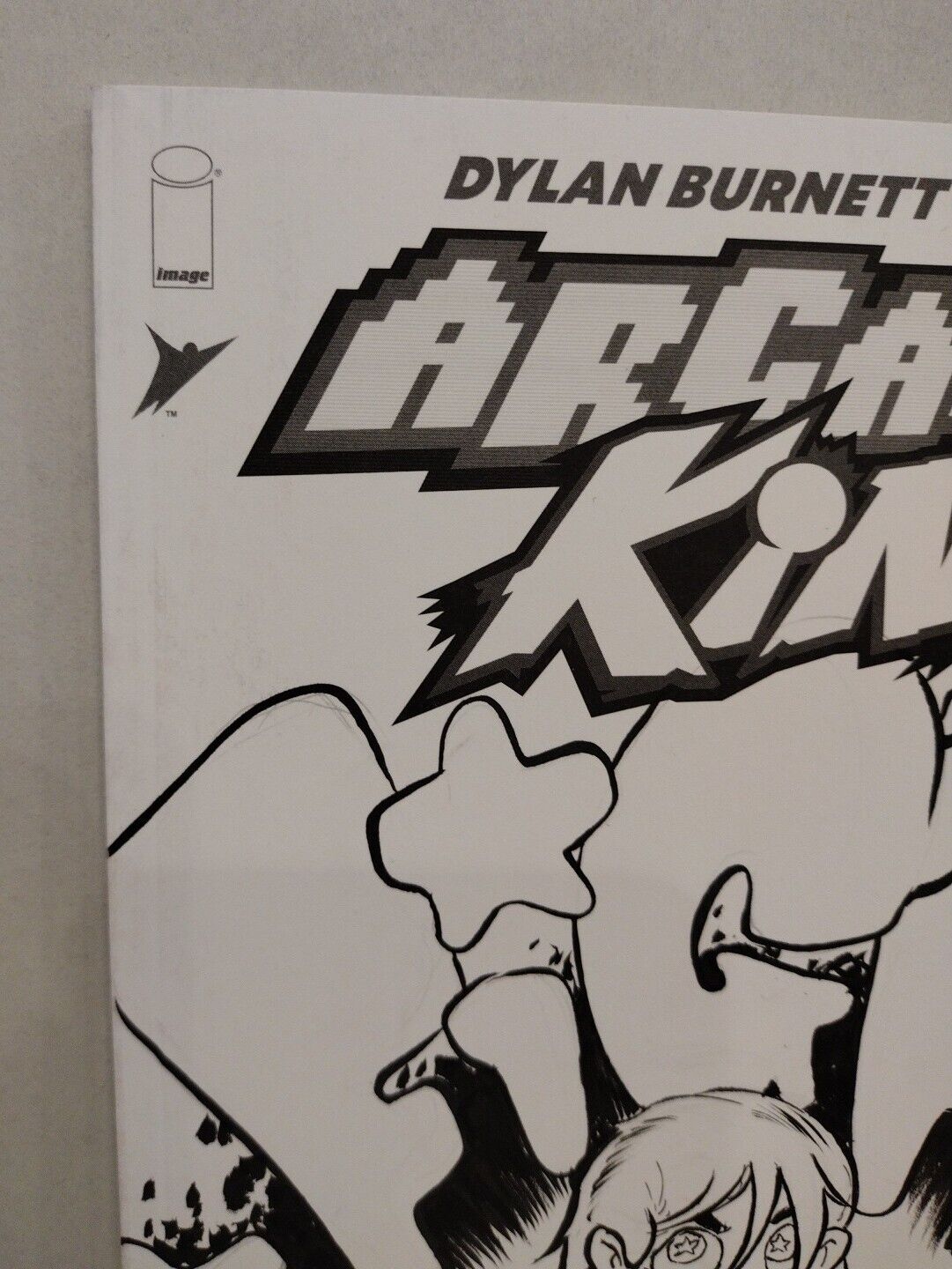 Arcade Kings 1 (2023) Image Blank Sketch Variant Comic w Original Dave Castr Art