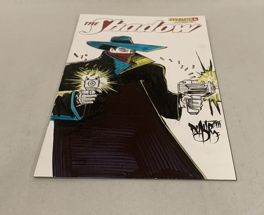 The Shadow #13 (2013) Dynamite Sketch Variant Cover Comic W Original DCastr Art
